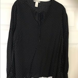 Polka dot blouse